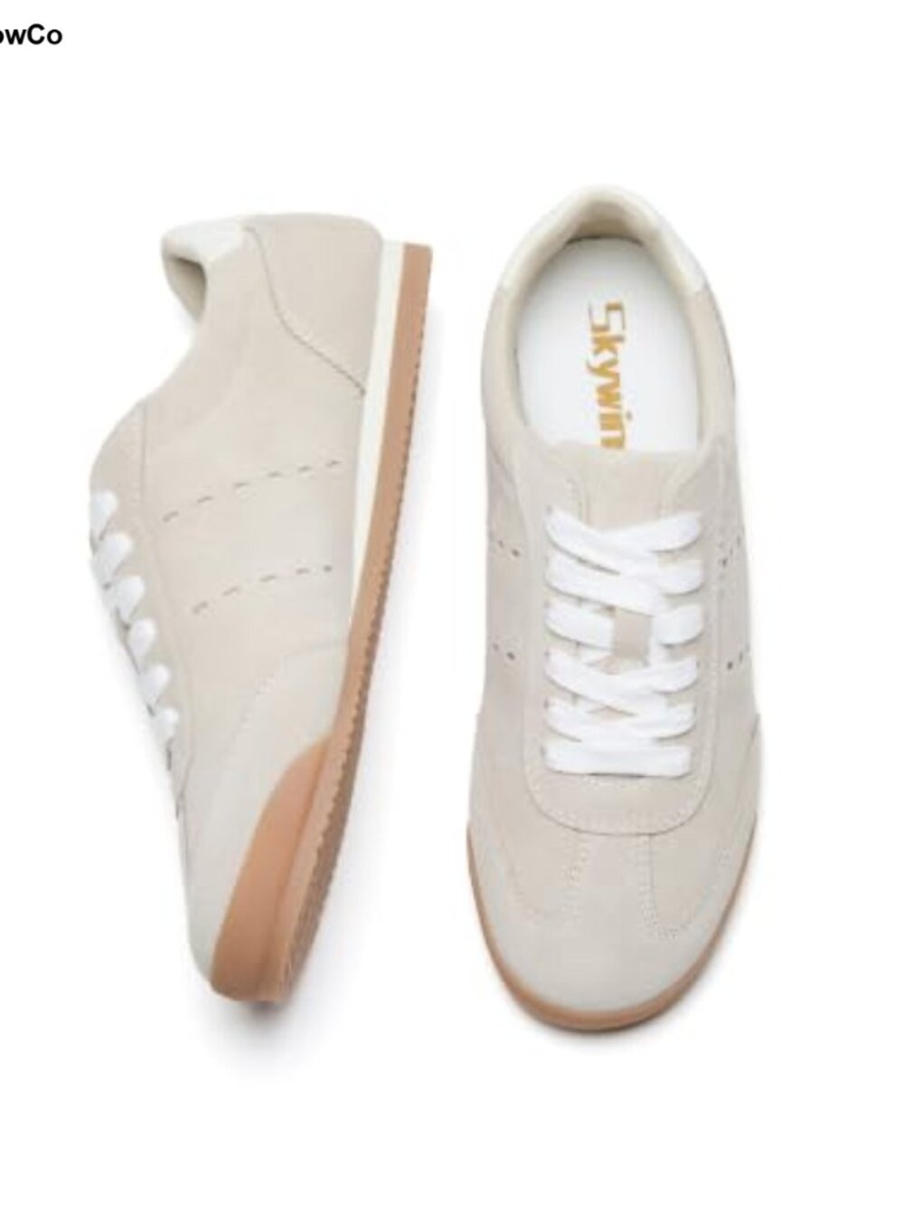 Genuine Suede Leather Sneakers Lightweight Retro Low Profile Walking Shoes